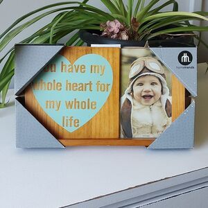 New You Have My‎ Whole Heart For My Whole Life Hometrends 4x6 Tabletop Frame